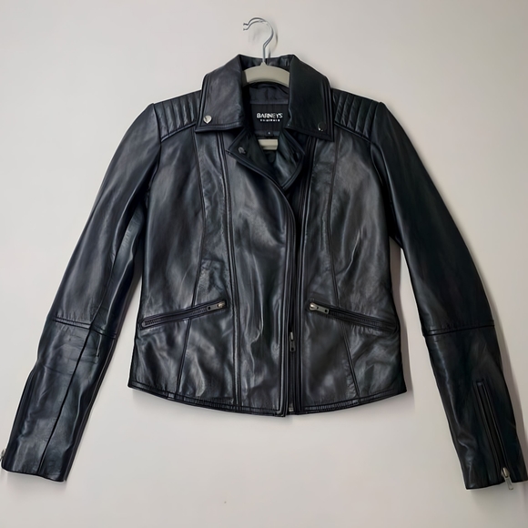 BARNEY'S ORIGINAL* Clara Real Leather Jacket - Picture 2 of 6